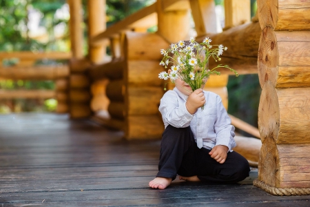 :) - flowers, photography, abstract, boy