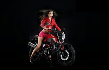 Kymco Motorcycle Racing - hot, teen, girl, cute, sexy