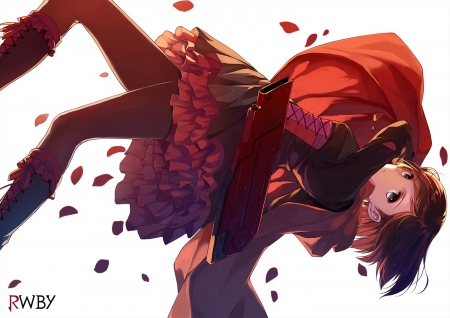 Ruby Rose - badass, rubyrose, rwby, petals