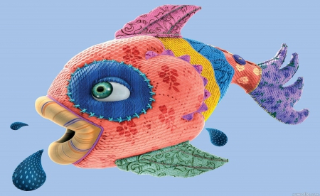 fish - fantasy, cool, fish, funnty, abstract