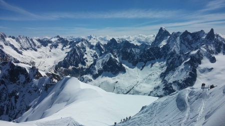 Mount Blanc - winter, cool, fun, nature, mountain