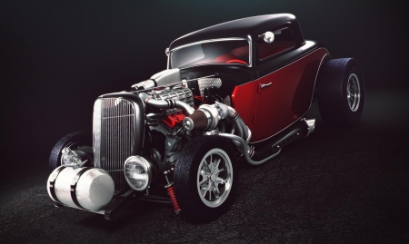 Hot Rod Coupe - coupe, street rod, car, hot rod