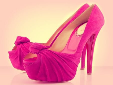 Wear it Pink ! - color, heels, pink, shoes