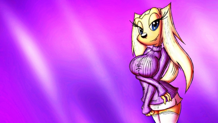 Sweater Brandy Wallpaper - Purple, Brandy Harrington, Disney, Cartoons, Brandy and Mr Whiskers, Dog, cute, Furry, TV Series