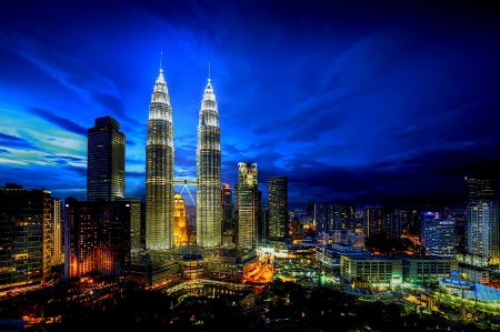 PETRONAS TWIN TOWERS,MALAYSIA - building, twi, malaysia, towers, pride