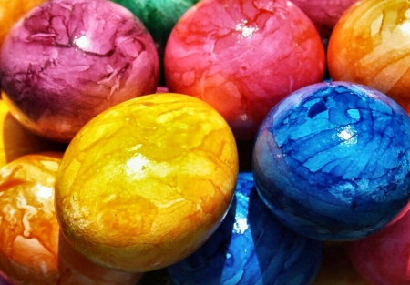 Colorful Easter Eggs  - wide screen, photography, sunday, easter, occasion, eggs, march, april, holiday, photo