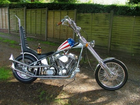 Pale Rider - old skool, bike, chopper, harley