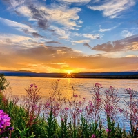 Snake River At Sunset