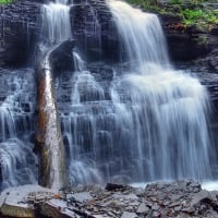 Wild waterfall