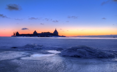 Nature - winter, nature, cold, blue