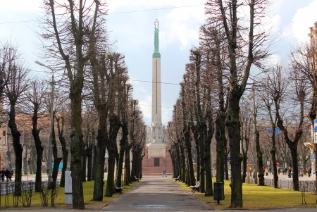 Riga. - people, architecture, monuments, history