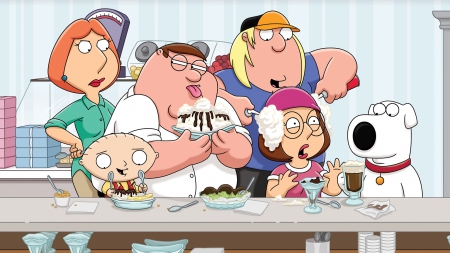 family guy - brian, family, meg, stewie, guy