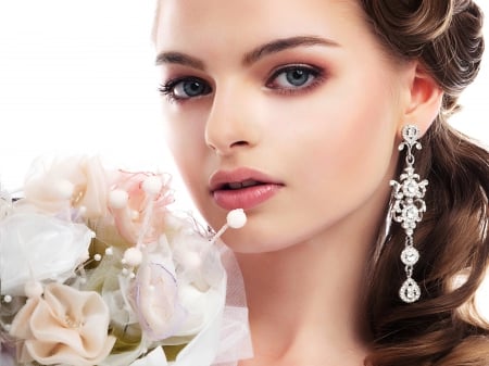 GORGEOUS BRIDE - bridal, flowers, bride, make up, beauty