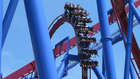 Banshee - 1600x900, kings island 2014, roller coaster, inverted