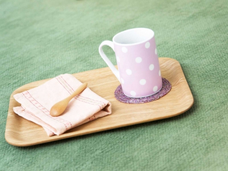 Still life - spoon, still life, purple, green