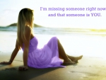 I'm Missing Someone....