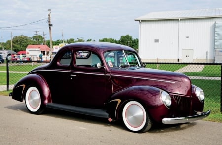 1940-Ford-Coupe - classic, hotrod, coupe, whitewalls