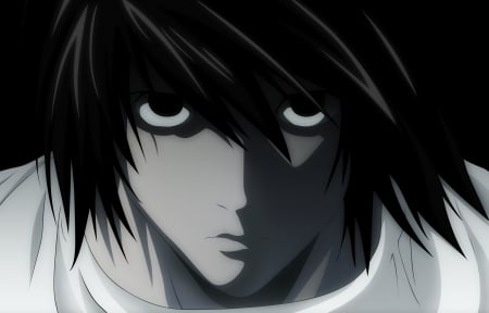 L Lawliet - anime, boss, death note, manga