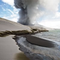 volcanic beach