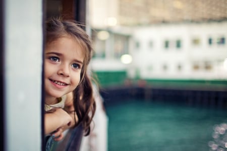 little girl - people, eyes, belle, sightly, white, face, childhood, fair, little, bonny, adorable, child, nature, pink, beautiful, sweet, sea, nice, beauty, photography, standing, pretty, baby, cute, kid, dainty, girl, lovely, pure, comely, desktopnexus, smile, blonde