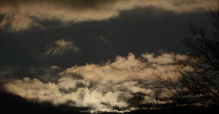 Evening sky - scenic sky, sunset, Evening sky, peaceful sky, pretty sky