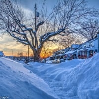 Beautiful winter scene