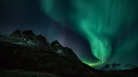 Aurora Borealis f1 - wide screen, nature, abstract, forces of nature, photography, photo