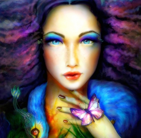 Coming of Spring - elements, nature, magic, woman