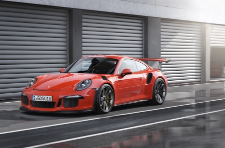 2016-Porsche-911-Gt3-RS - sports car, red, 2016, wing