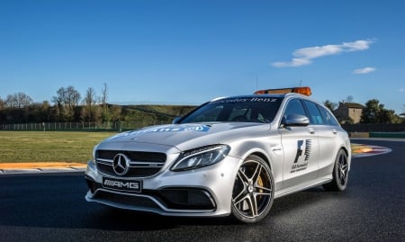 2015 Mercedes-AMG C 63 S Estate F1 Medical Car - light bar, amg, silver, medical