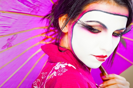 Women of the World - woman, face, geisha, girl, japan, serene, photography, beautiful