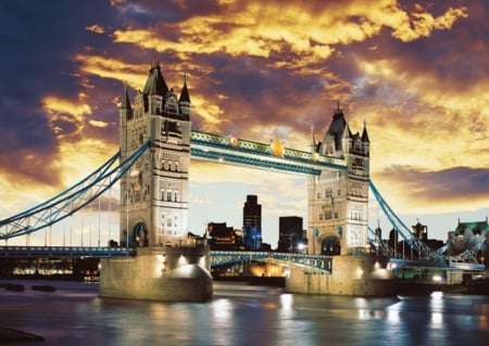 Tower Bridge, London - tower bridge, sunset, london, travel