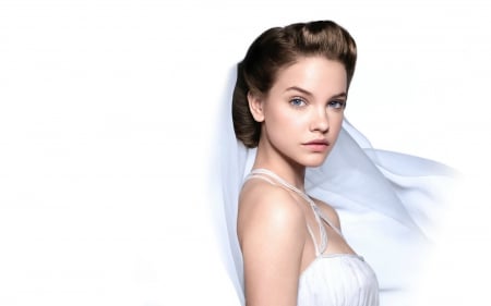 Barbara Palvin - white, model, barbara palvin, bride, girl, woman