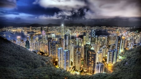 City Skyscrapers 1 - wide screen, scenery, photo, skyscrapers, photography, cityscape