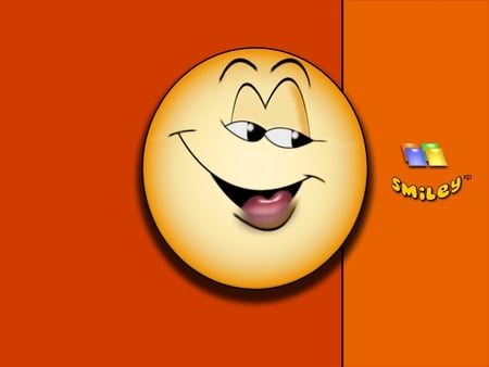 orange - background, orange, smiley