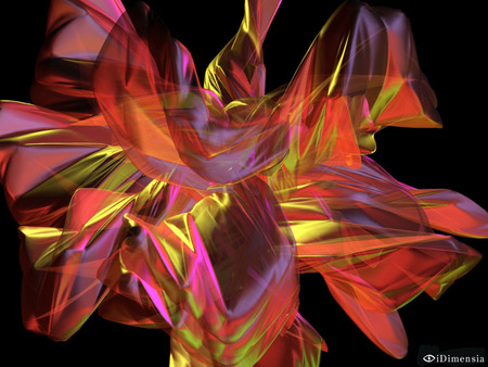 Flowering Jupiter - 3d, coloured, twisted