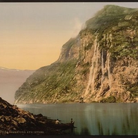 Beautiful Lake with mountain