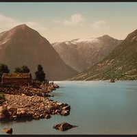 Beautiful Lake with mountain