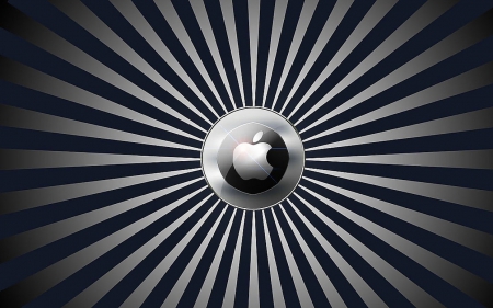 Apple illusion - apple, sign, magical, illusion, black, company, spirit, beautiful, iphone, splendor, technology, tech, colorful