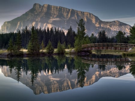 Beautiful nature - mountains, trees, nature, river