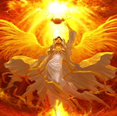 Angelfire - heaven, spirit, beautiful, splendor, angel, colors, lovely, magical, colorful, lady, wings, peaceful