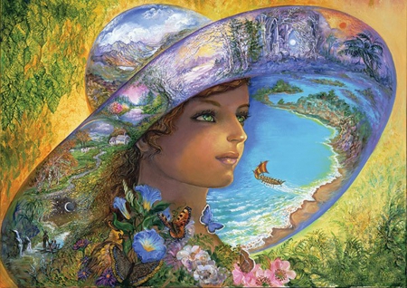 Hat Of Timeless Places - women, places, female, hat, of timeless, fantasy