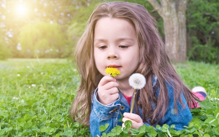 little girl - people, belle, sightly, white, face, childhood, fair, prone, grass, little, bonny, adorable, child, nature, pink, beautiful, sweet, nice, beauty, photography, pretty, baby, green, cute, kid, dainty, girl, lovely, pure, comely, desktopnexus, blonde, flower