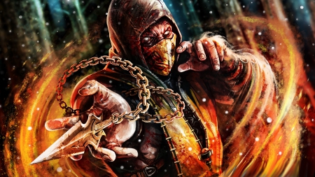 Mortal Kombat X Scorpion Fan Art - Warner Bros, NetherRealm Studios, ps4, xbox one, Scorpion, Mortal Kombat X, MK