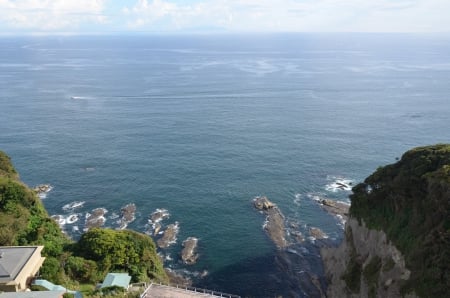 Enoshima Island - nature, ocean, japan, enoshime, island, summer, japanese