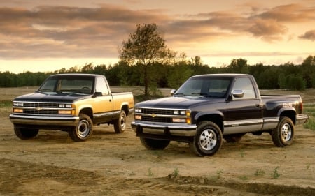 trucks - chevrolet, car, cool, fun, truck