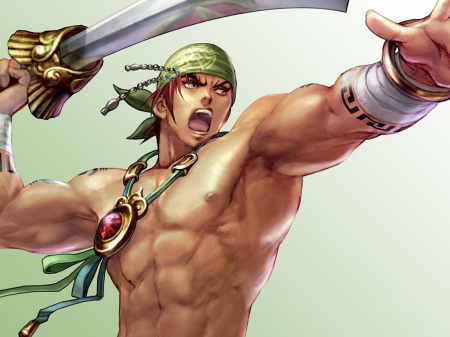 Yun Seong - Soul Calibur, Pirate, Sword, Video Games