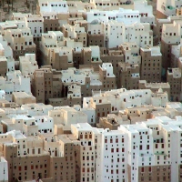 Adjacent Mud Houses in Shibam City, Yemen