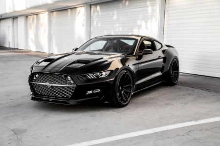 2016 Ford Mustang Rocket by Henrik Fisker and Galpin Auto Sports - ford, mustang, black, custom