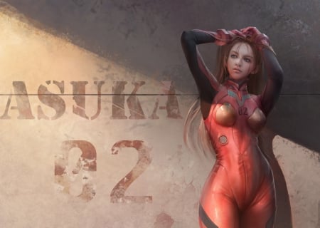 Asuka - 02, evangelion, pretty, asuka, langley soryu